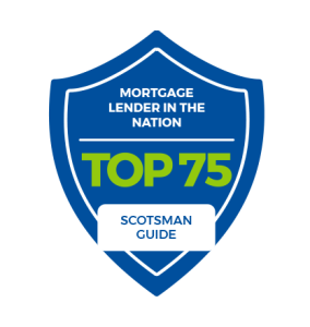 First Heritage Mortgage Top 75 Mortgage Lenders in America Scotsman Guide badge