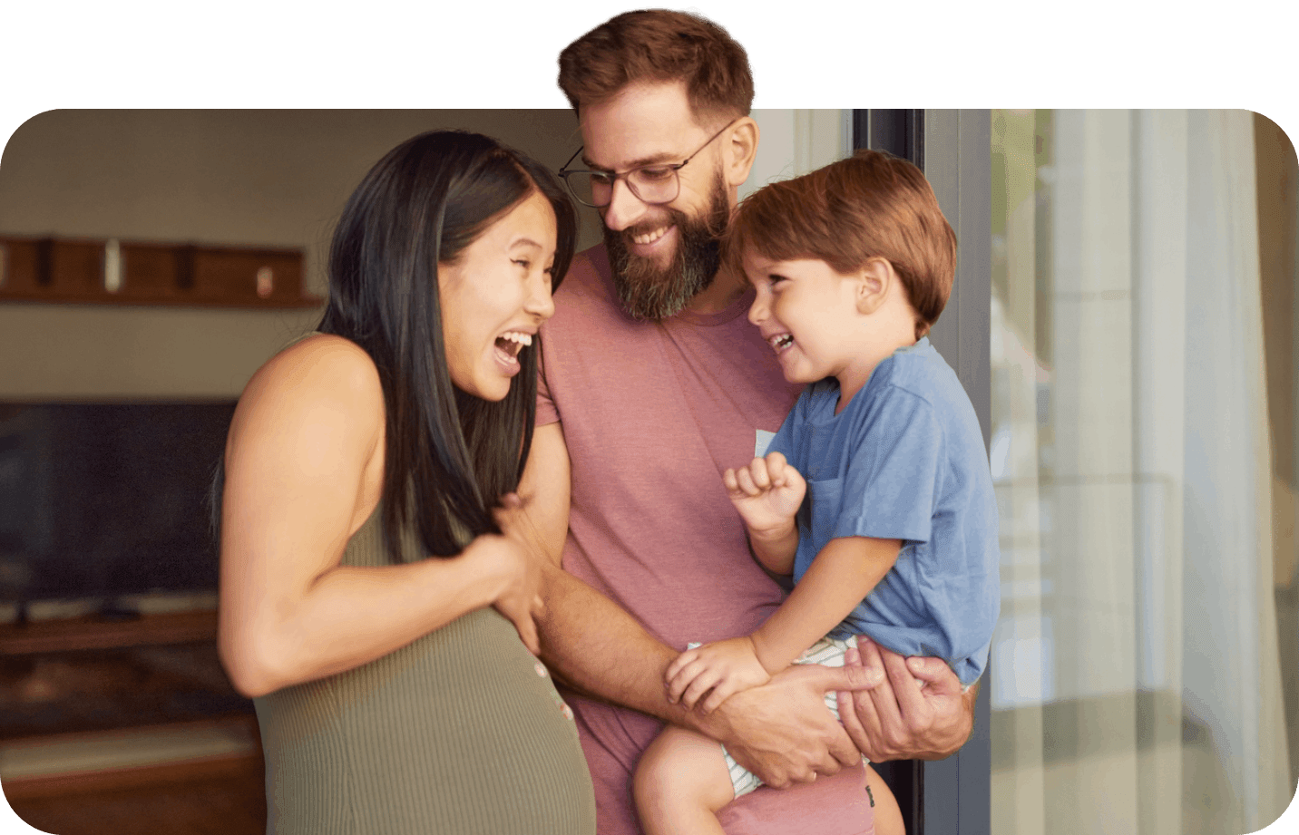 home banner family together